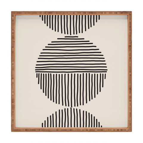 Urban Wild Studio evening lines Square Tray