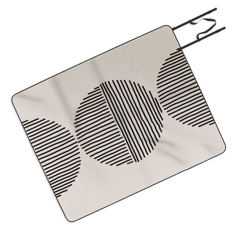 Urban Wild Studio evening lines Picnic Blanket