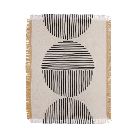 Urban Wild Studio evening lines Throw Blanket