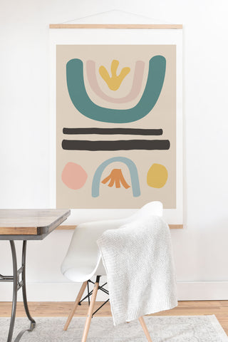 Urban Wild Studio found flowers Art Print And Hanger