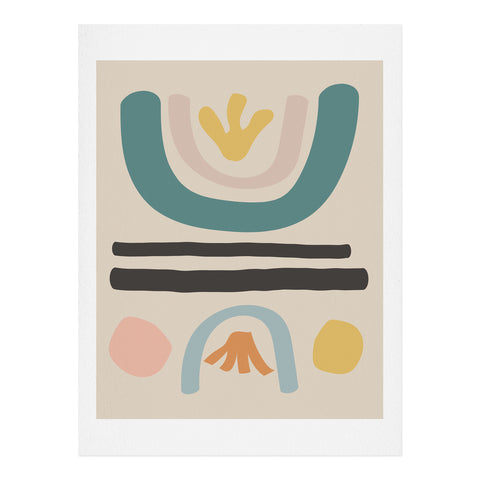 Urban Wild Studio found flowers Art Print