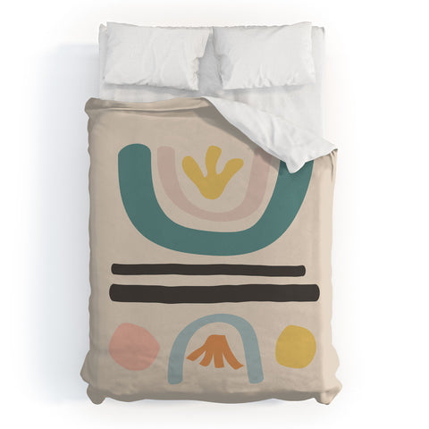 Urban Wild Studio found flowers Duvet Cover