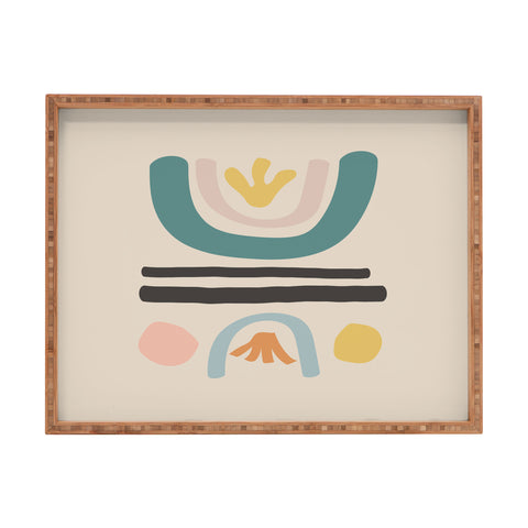 Urban Wild Studio found flowers Rectangular Tray