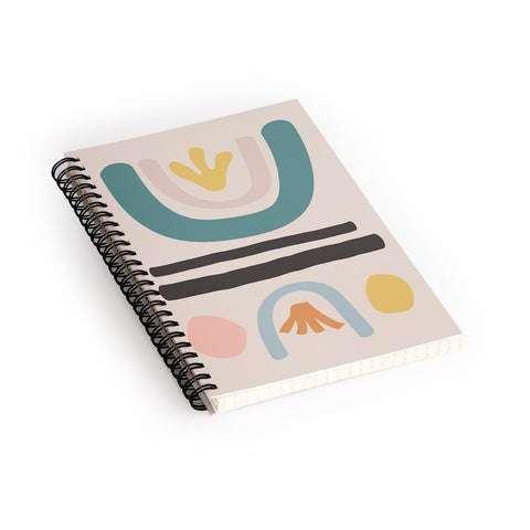 Urban Wild Studio found flowers Spiral Notebook