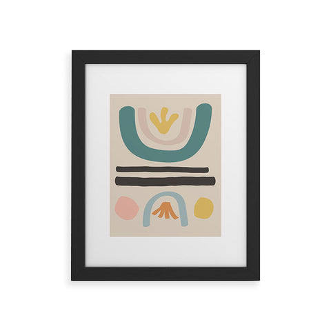 Urban Wild Studio found flowers Framed Art Print