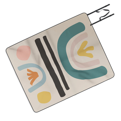 Urban Wild Studio found flowers Picnic Blanket