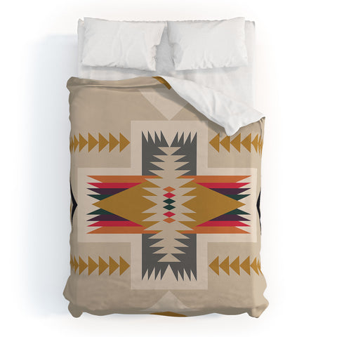 Urban Wild Studio Golden Flower Duvet Cover