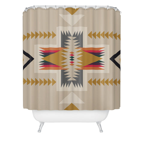 Urban Wild Studio Golden Flower Shower Curtain