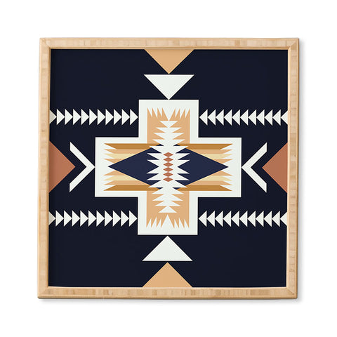 Urban Wild Studio hills at night Framed Wall Art