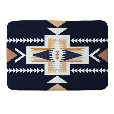 Urban Wild Studio hills at night Memory Foam Bath Mat