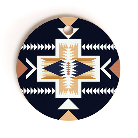 Urban Wild Studio hills at night Cutting Board Round