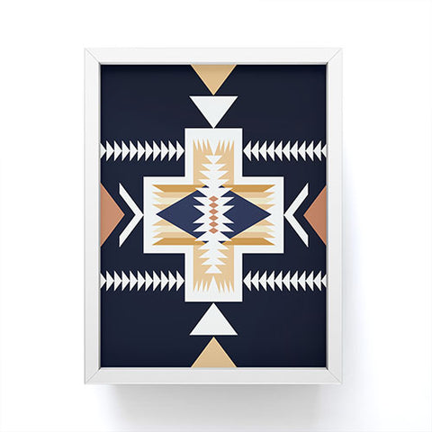 Urban Wild Studio hills at night Framed Mini Art Print