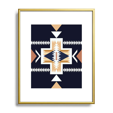 Urban Wild Studio hills at night Metal Framed Art Print