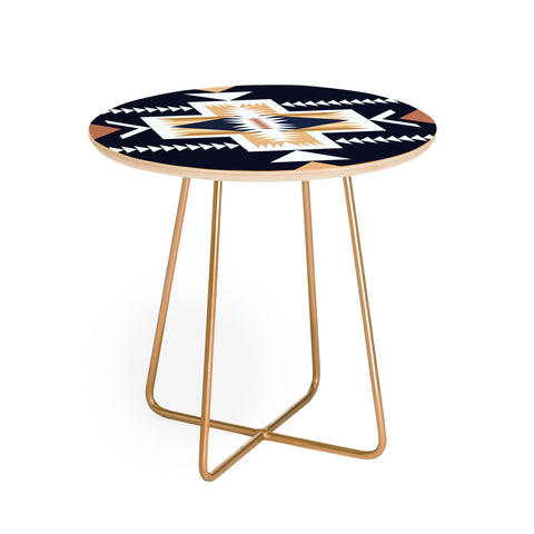 Urban Wild Studio hills at night Round Side Table