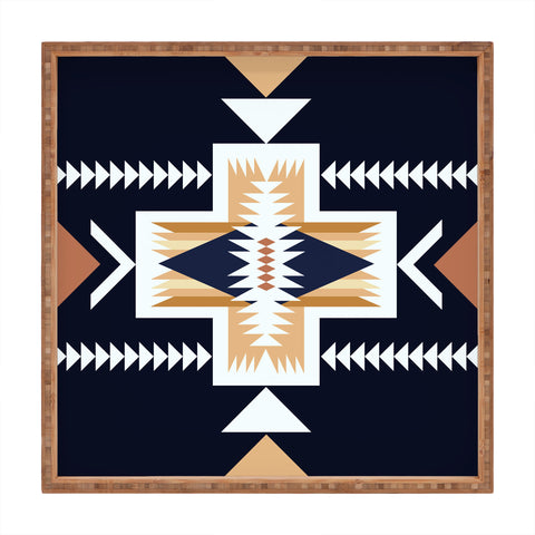 Urban Wild Studio hills at night Square Tray