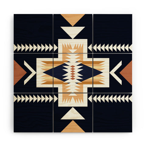 Urban Wild Studio hills at night Wood Wall Mural