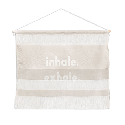 Urban Wild Studio inhale exhale blush new Wall Hanging Landscape