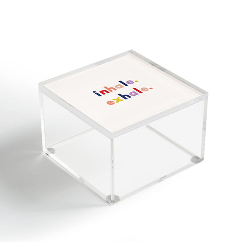 Urban Wild Studio inhale exhale multi Acrylic Box