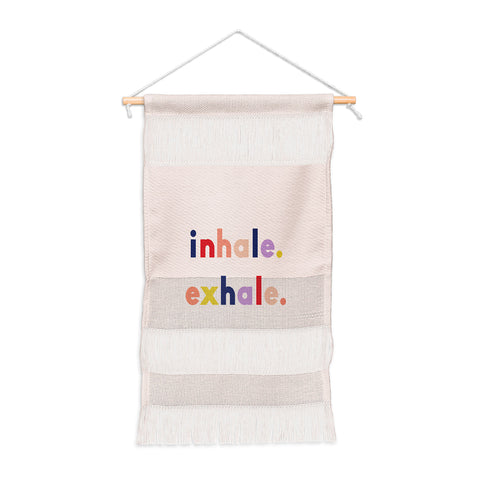 Urban Wild Studio inhale exhale multi Wall Hanging Portrait