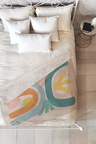 Urban Wild Studio just before summer Fleece Throw Blanket