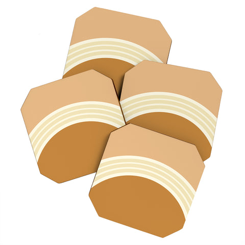 Urban Wild Studio one day clay layers 2 Coaster Set