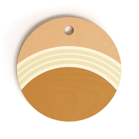 Urban Wild Studio one day clay layers 2 Cutting Board Round