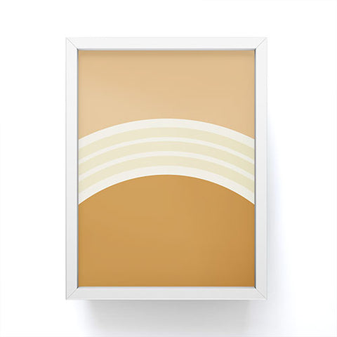 Urban Wild Studio one day clay layers 2 Framed Mini Art Print