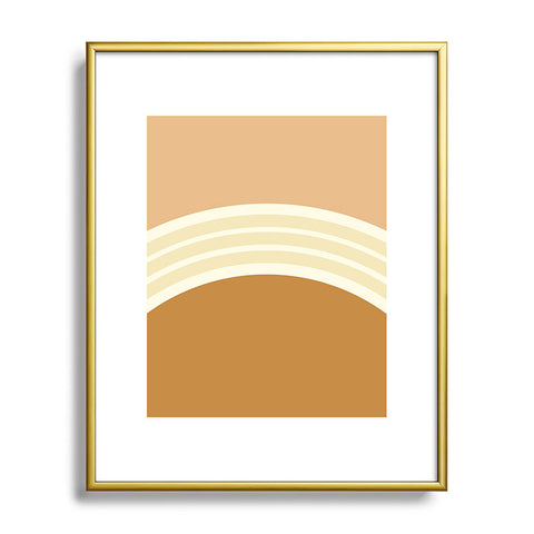 Urban Wild Studio one day clay layers 2 Metal Framed Art Print