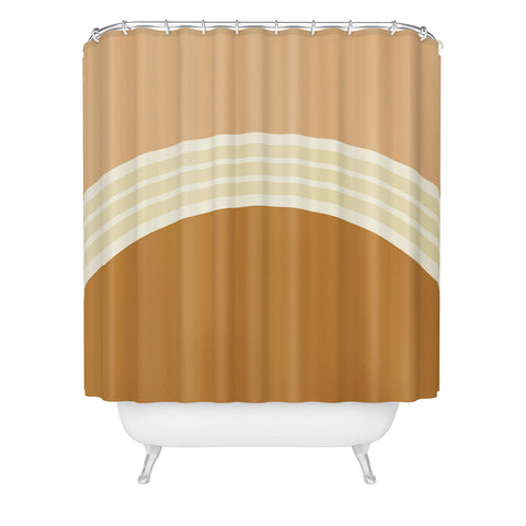 Urban Wild Studio one day clay layers 2 Shower Curtain