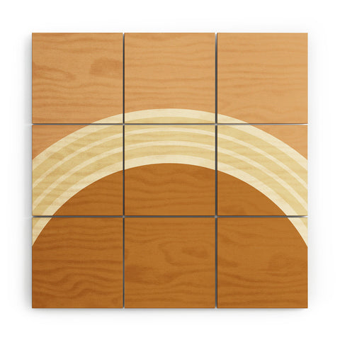 Urban Wild Studio one day clay layers 2 Wood Wall Mural