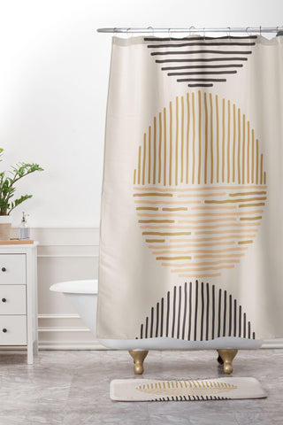 Urban Wild Studio one last swim Shower Curtain And Mat