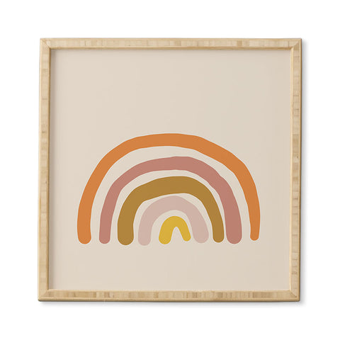 Urban Wild Studio paint rainbow Framed Wall Art