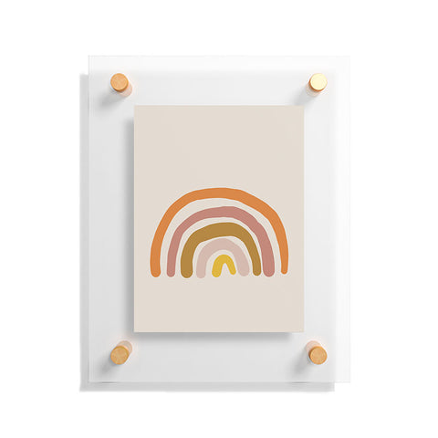 Urban Wild Studio paint rainbow Floating Acrylic Print