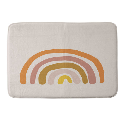 Urban Wild Studio paint rainbow Memory Foam Bath Mat