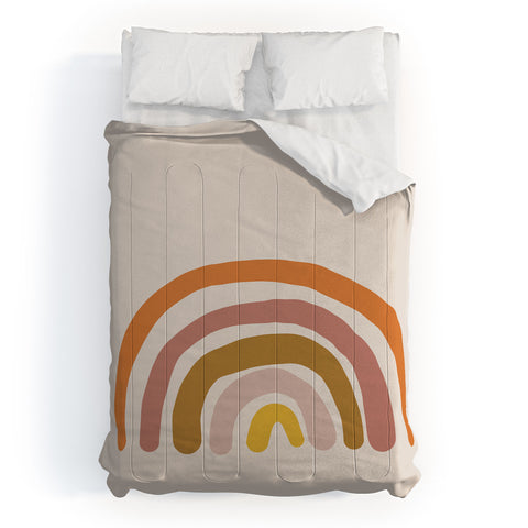 Urban Wild Studio paint rainbow Comforter