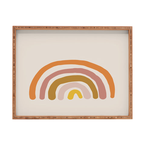 Urban Wild Studio paint rainbow Rectangular Tray