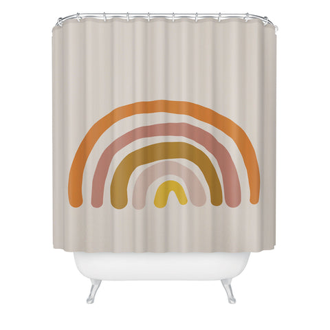 Urban Wild Studio paint rainbow Shower Curtain