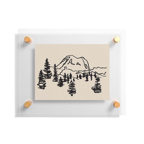 Urban Wild Studio Rainier Floating Acrylic Print