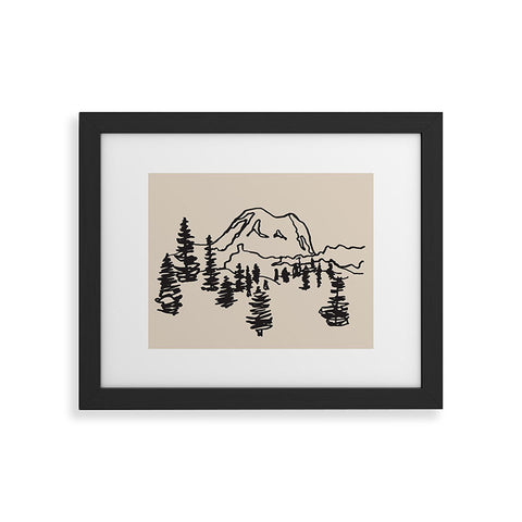 Urban Wild Studio Rainier Framed Art Print