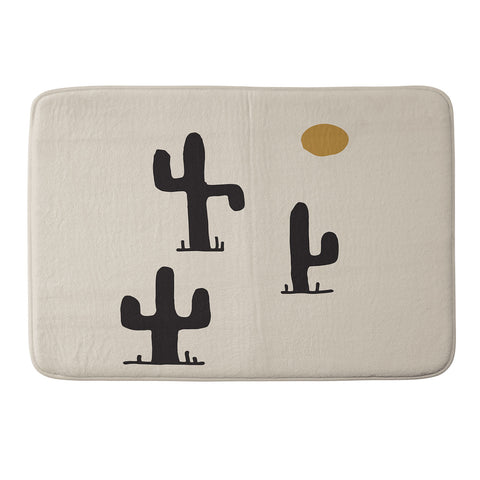 Urban Wild Studio saguaro silent disco Memory Foam Bath Mat