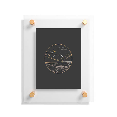 Urban Wild Studio sneak peak at night Floating Acrylic Print