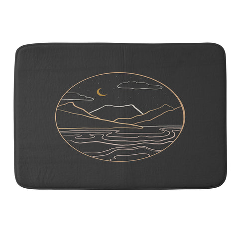 Urban Wild Studio sneak peak at night Memory Foam Bath Mat
