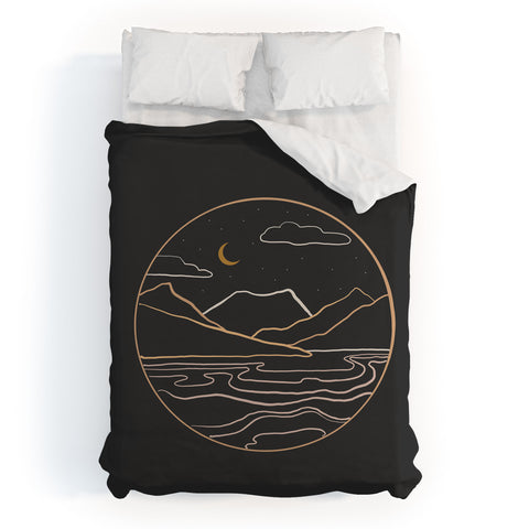 Urban Wild Studio sneak peak at night Duvet Cover