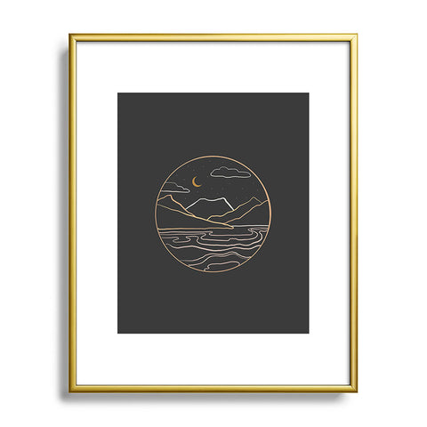 Urban Wild Studio sneak peak at night Metal Framed Art Print