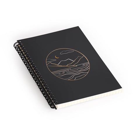 Urban Wild Studio sneak peak at night Spiral Notebook
