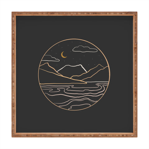 Urban Wild Studio sneak peak at night Square Tray