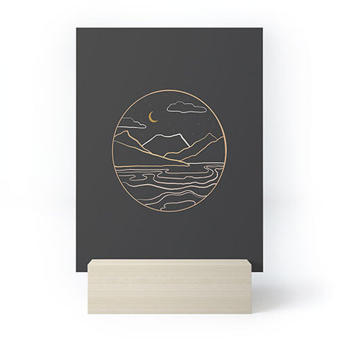 Urban Wild Studio sneak peak at night Mini Art Print