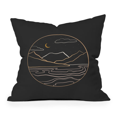 Urban Wild Studio sneak peak at night Throw Pillow