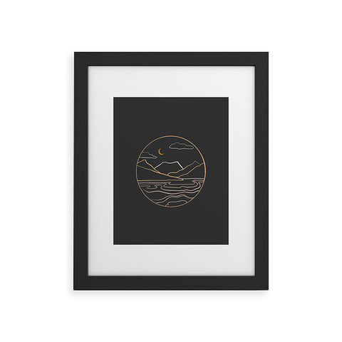 Urban Wild Studio sneak peak at night Framed Art Print