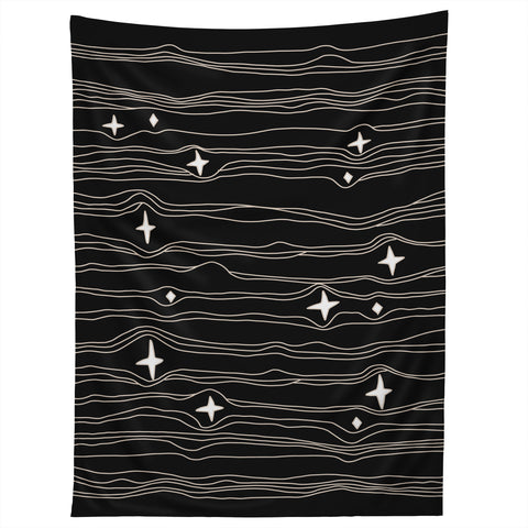 Urban Wild Studio star fabric dark palette Tapestry